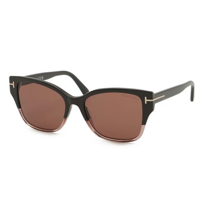 TOM FORD Elsa Elsa sunglasses eyewear butterfly Wellington shape pink brown 5517