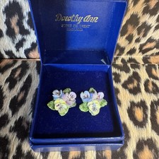 Staffordshire Hand Painted Bone China By Dorothy Ann "England" Vintage