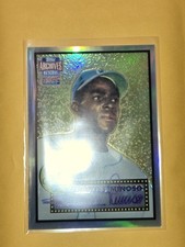 2001 Topps Archives Reserve Rookie Reprint Autographs 195 ARA 14 Minnie Minoso