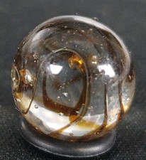 Vintage Marble - Vitro Cat Eye Horseshoe 2 Color .62"