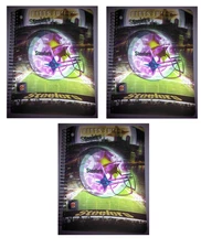 Lot 3 NFL Pittsburgh Steelers 3-D Memo Pad Paper Journal School Work 50 Page 5x4