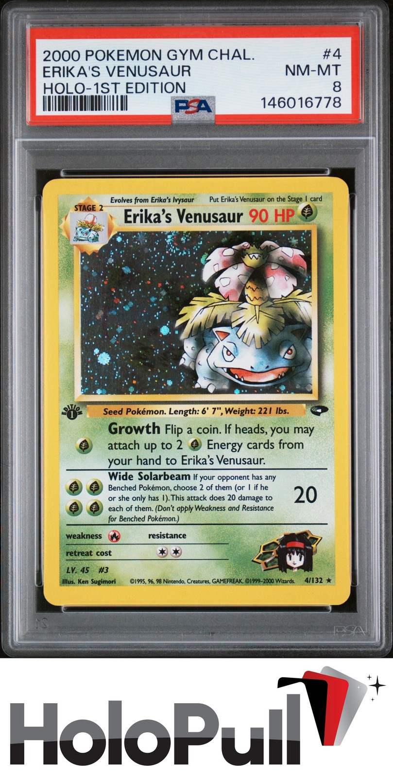 Pokémon TCG 2000 Pokemon Gym Challenge Erika'S Venusaur #4