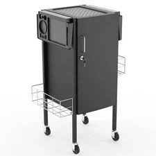 TASALON New Upgrade Salon Metal Trolley with 6 Drawers Rolling Beauty Cart