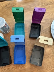 LEGO Technic Throwbot Slizer Cases + Roborider  Canister - Empty Boxes Lot of 10