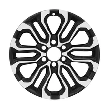 Used OEM Aluminum Wheel 20x9 Machined and Painted Black Hyper Silver