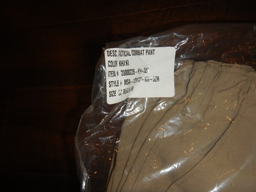 Paraclete / Drifire Tactical Combat Pants * Khaki * 32R * Flame Resistant - Picture 2 of 8