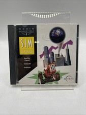Sim Classics: 3 Games 1993 PC Windows/Mac, CD-ROM SimFarm SimEarth SimCity EUC