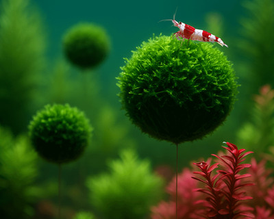 NatureHolic Floating Spheres 3 Schwebende Aquarium Deko Moosbälle DIY Kit 