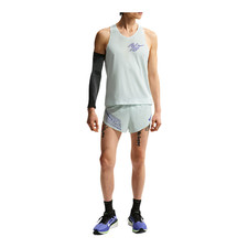 Nike Aeroswift Men's Dry Fit ADV Running Singlet (Bailey Green/Lapis)