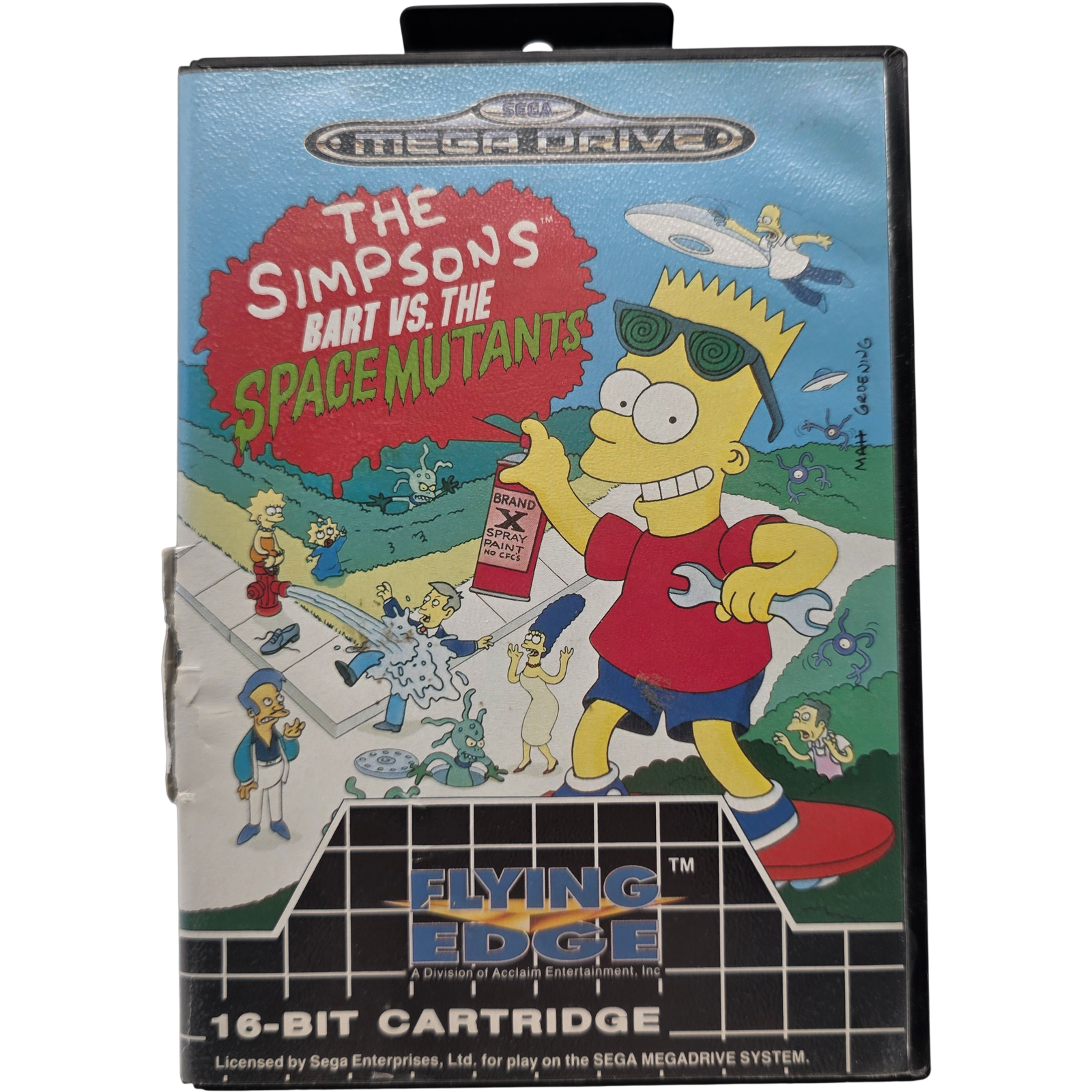 The Simpsons: Bart vs. The Space Mutants - Sega Mega Drive Spiel