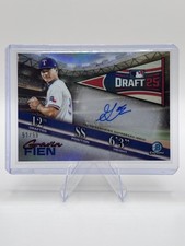 2025 Bowman Chrome Draft # BDNA-GF GAVIN FIEN DRAFT NIGHT AUTO /99 RANGERS