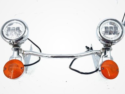 2008 Harley Touring Electra Glide OEM Front Turn Signal Indicators Aux Light Bar