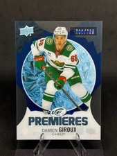 Damien Giroux 2023-24 Upper Deck Ice Premieres Blue /799 #200 Wild Rookie