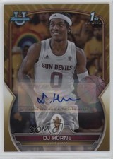 2022-23 Bowman U Chrome Prospect Gold Refractor 8/50 DJ Horne #54 Auto of5