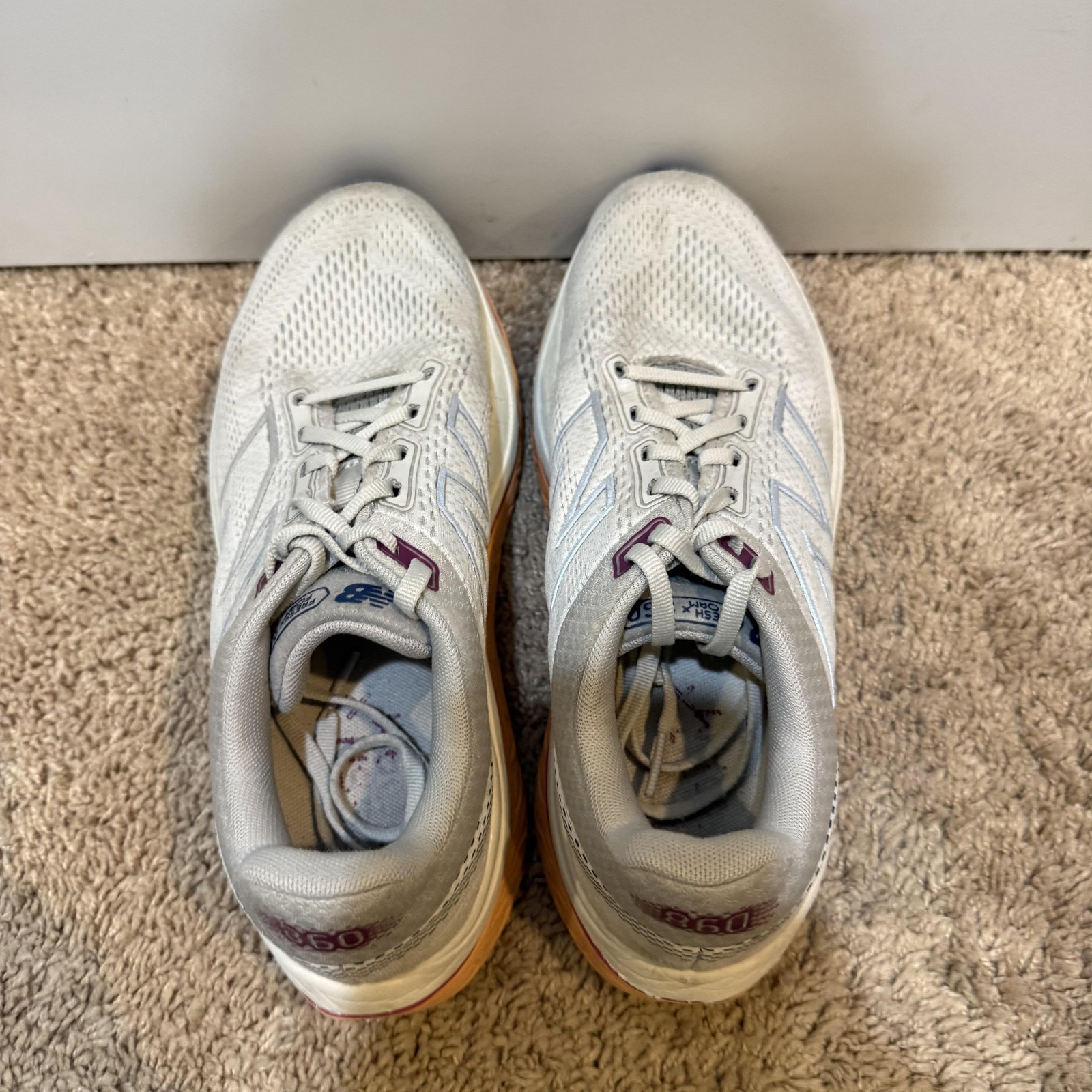 New Balance Fresh Foam X 860 Shoes Womens Size 9 Gray Running Sneakers thumbnail 5