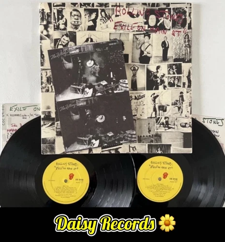 The Rolling Stones-Exile On Main Street 1st UK Press w/Postcards & Inners EX/EX