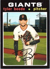 2020 Topps Heritage #612 Tyler Beede Giants