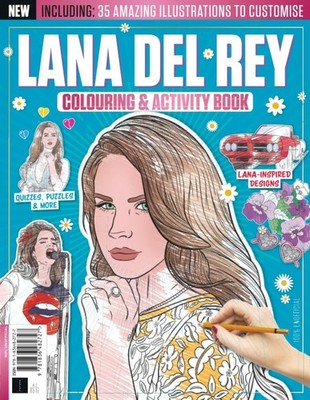 LANA DEL REY COLOURING & ACTIVITY BOOK 2025