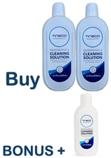 TINECO DEODORIZING & CLEANING SOLUTION, 16.9Fl Oz X 2 And Get One Free 9.5Fl Oz