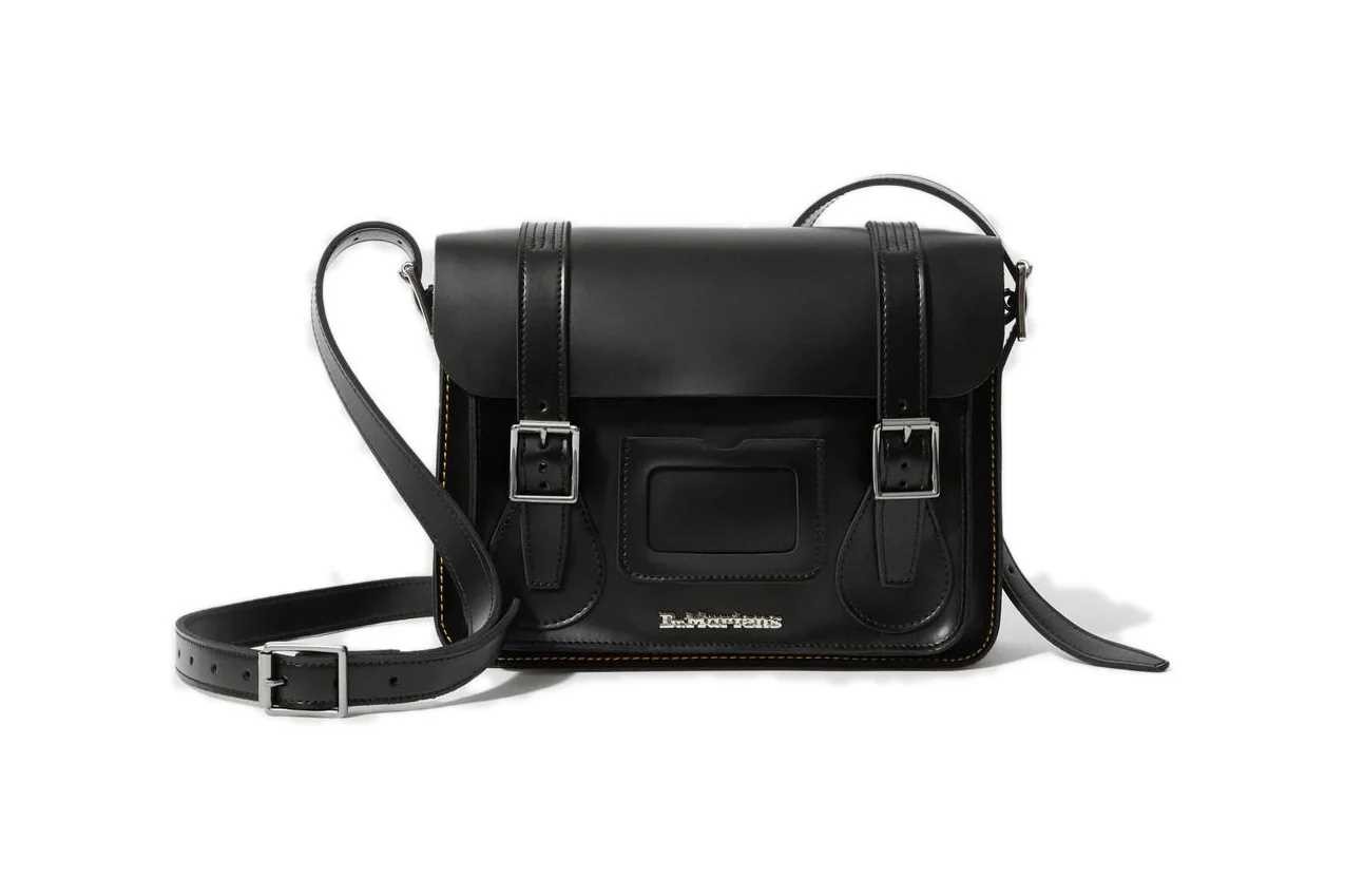 DR MARTENS Borsa a tracolla Kiev in pelle Smooth da 28 cm
