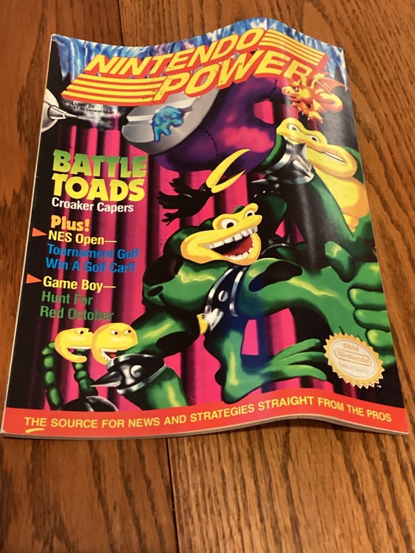 Nintendo Power Mag Issue Vol #25 Battletoads w/ Poster Insert June 1991 (16)