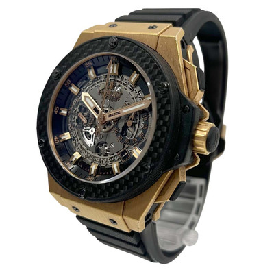 HUBLOT King Power Unico 701.0Q.0180.RX Black Men's Used Watch