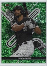 2022 Topps Finest Green Speckle Refractor 20/125 Jose Abreu #44 12xq