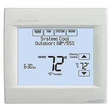 Honeywell VisionPRO 8000 w/RedLINK & IAQ Contacts Programmable Thermostat - 3...