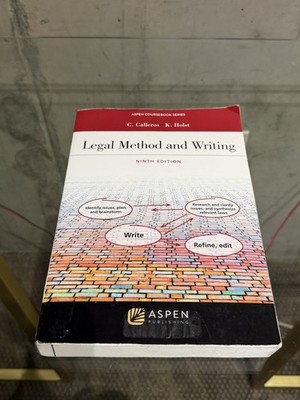 Aspen Coursebook Ser.: Legal Method and Writing I by Kimberly Y. W. Holst and...