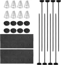 40pcs Automotive Radiator Fan Mounting Kit, Electric Cooling Fan Zip Ties Transm