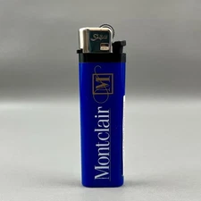 Vintage Montclair Cigarettes Blue Disposable Lighter Scripto Tokai UNTESTED