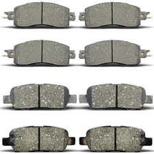 Front and Rear Ceramic Brake Pads for 2013 - 2023 Nissan Altima Leaf