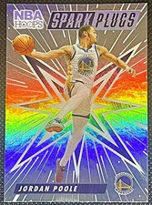 2022-23 Panini NBA Hoops Spark Plugs #21 Jordan Poole  - Golden State Warriors