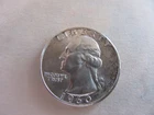 1960P Washington Silver Quarter Circulated Cond.  AU    [ACTUAL COIN] #2
