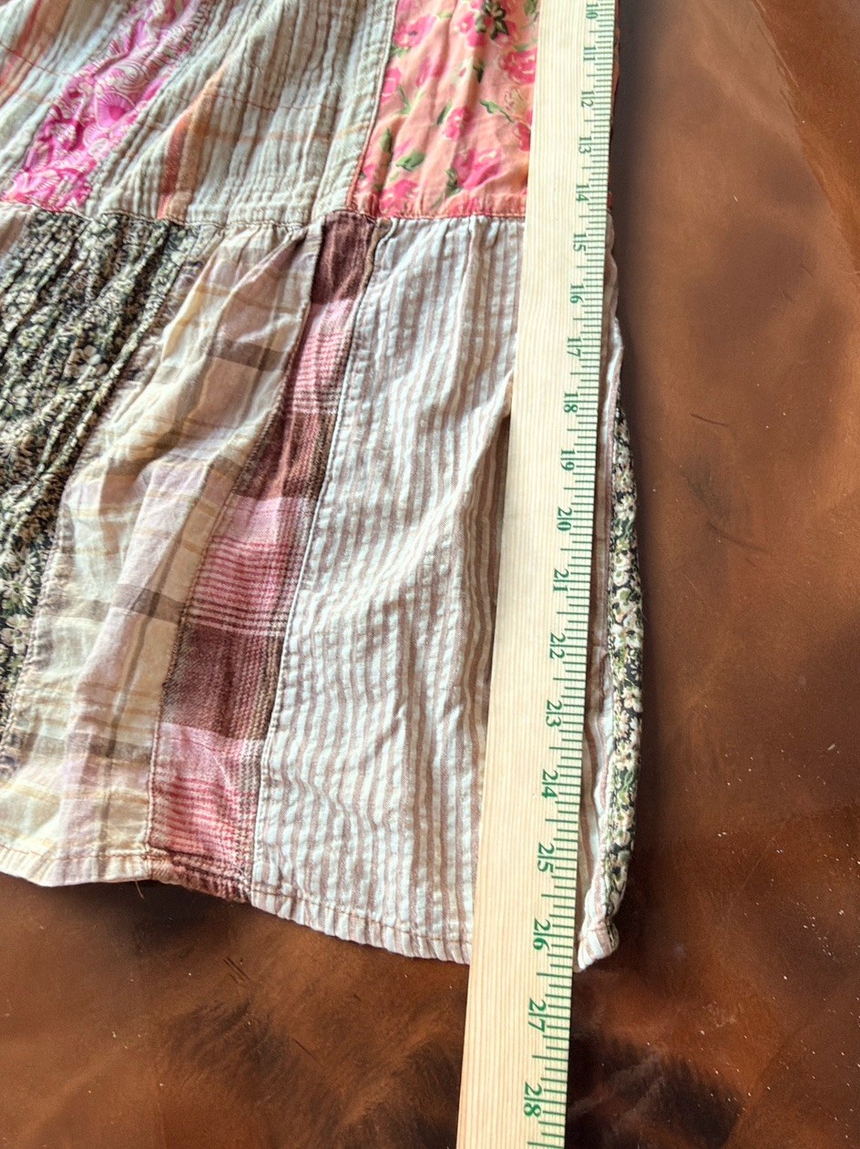 Young Thread Pull On  Denim Patchwork Pant Small … - image 10