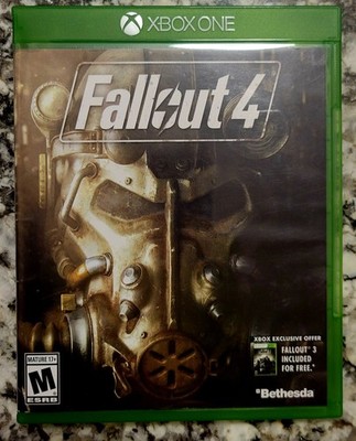 XBOX ONE: FALLOUT 4, CIB, NO POSTER, MANUAL, CLN DISC,TESTED, FAST SHIPPING 