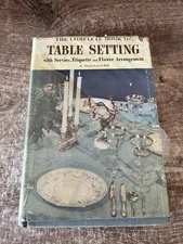 The Complete Book Of Table Setting Book