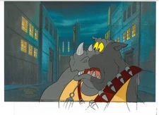 Rocksteady of (TMNT) Turtles- Original Production Cel with MWS Seal