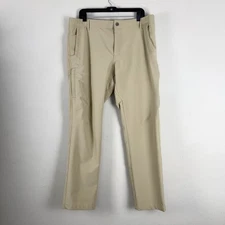 Hi-Tech Men's Cross Functional Performance Chino Pants Golf Size 36x32 Beige