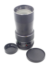 HC Varexon 200mm f3.5 tele photo lens, M42 screw mount, caps