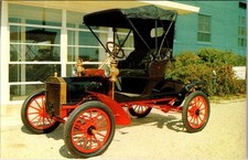 1906 Ford Model N Runabout - Antique Car Vintage Postcard 1906 Ford Model N Runabout - Antique Car Vintage Postcard