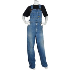 Vintage OshKosh B'gosh USA Made Denim Jean Chore Work Workwear Bib Overalls 35