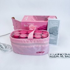 Hot Rollers Travel Conair Instant Heat Compact for All Hair Types, Pink
