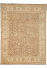 8 x 10 Brown Warm Wool Chobi Peshawar Rug #PIX-20346