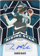 2024 Phoenix Tanner McKee NIKE SWOOSH /2 Patch Auto Rising Star EAGLES QB INVEST