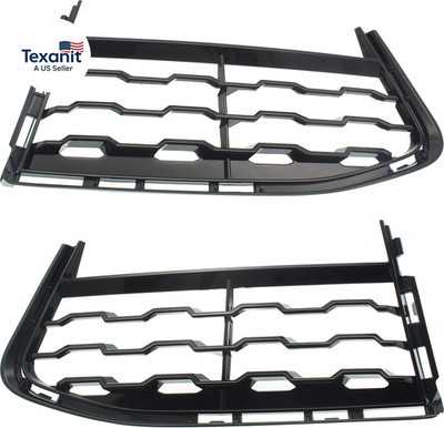 Bumper Grille Compatible with 2017 BMW 740Le Xdrive, 2016-2019 740I, 2016-2019 7