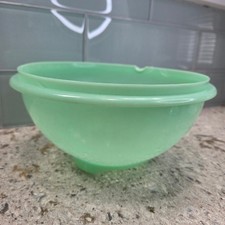 Vintage Tupperware Jadeite Green Colander Strainer Starburst 339-2 Made in USA