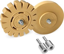 Eraser Wheel, 4 Inch Rubber Wheel Sticker Remover with Drill Adaptor, Vinyl Deca