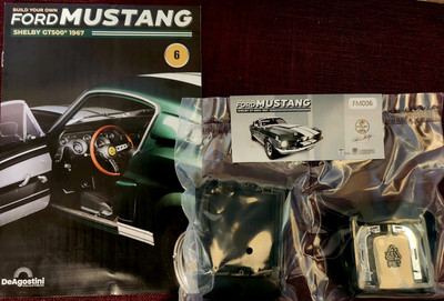 1:6 DEAGOSTINI KIT MUSTANG 1967 SHELBY GT-500 ISSUE 06 07 08 09 10 11 12 13