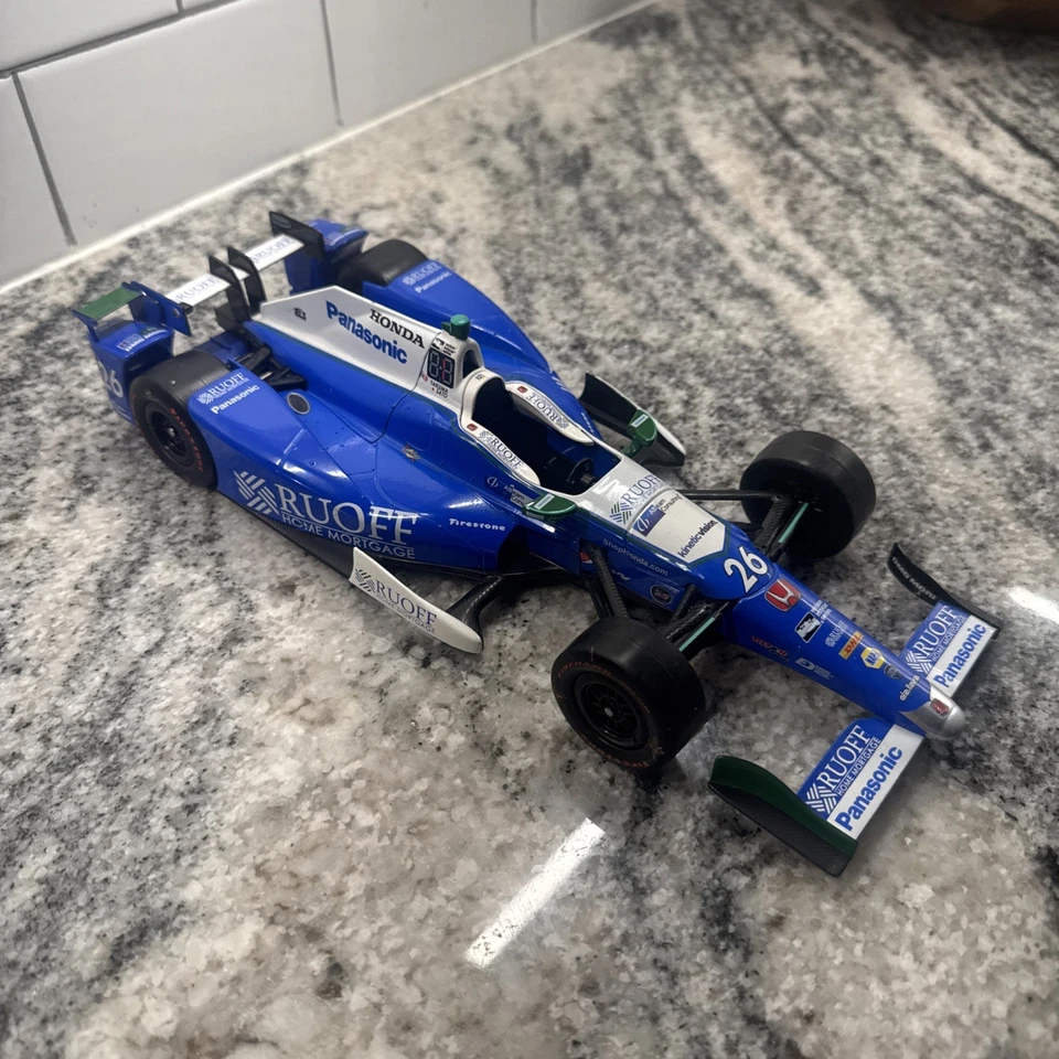 Greenlight 2017 Indy 500 Champion #26 Takuma Sato 1:18 Scale Diecast Ltd Edition - Image 3 of 4